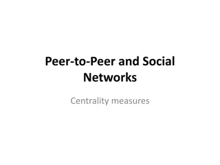 Centrality Measures in Peer-to-Peer and Social Networks