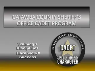 Explore the Cadet Program at Catawba County Sheriff's Office