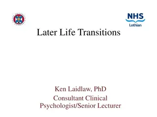 Later Life Transitions: Embracing Opportunities in Aging Society