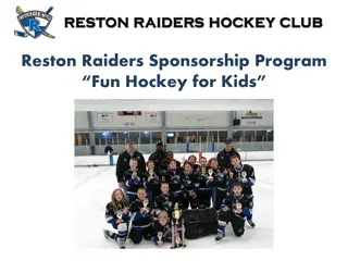 Exciting Sponsorship Opportunities for Reston Raiders Hockey Programs