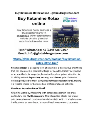 Buy Ketamine Rotex online - globaldrugsstore.com