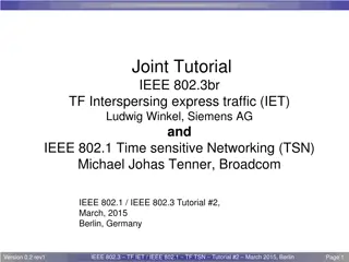 Real-time Ethernet on IEEE 802.3 Networks Tutorial