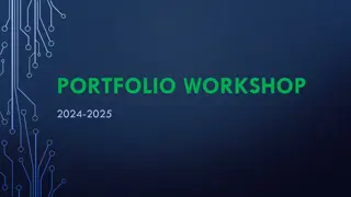 Guidelines for Creating a Comprehensive Portfolio Workshop for Faculty Promotion