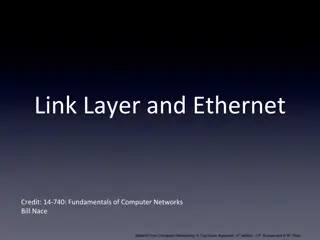 Fundamentals of Data Link Layer and Ethernet in Computer Networks