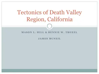 Tectonics of Death Valley Region, California: A Geological Study