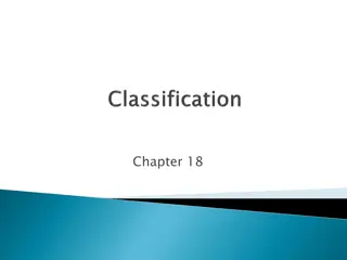 Taxonomy and Classification in Biology