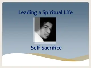 Exploring Self-Sacrifice in Spirituality with Study Circle Agenda