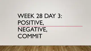 Positivity and Negativity in Everyday Situations