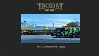 Delicious Taco Catering Menu Options for Your Event