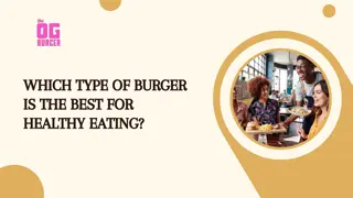 Which Type of Burger Is the Best for Healthy Eating