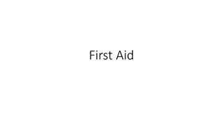 Comprehensive Guide to First Aid Basics