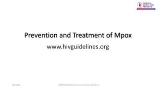 Guidelines for Prevention and Treatment of Mpox Infection