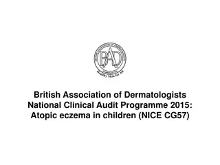 Analysis of Atopic Eczema in Children: A National Clinical Audit Program