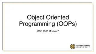 Object-Oriented Programming (OOP) in Python