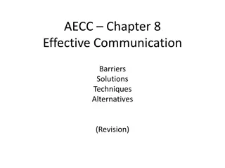 Understanding and Overcoming Communication Barriers