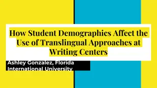 Understanding the Impact of Student Demographics on Translingual Approaches in Writing Centers