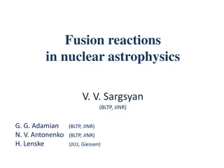 Key Fusion Reactions in Nuclear Astrophysics