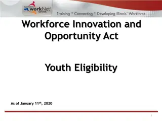 Understanding Workforce Innovation and Opportunity Act Youth Eligibility