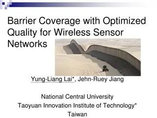 Optimizing Barrier Coverage Quality in Wireless Sensor Networks