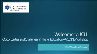 Transforming Higher Education at JCU: Innovations and Challenges