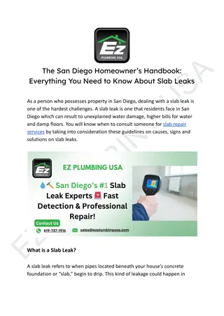 Ultimate Guide to Slab Leak Repair in San Diego: Protect Your Home Today!