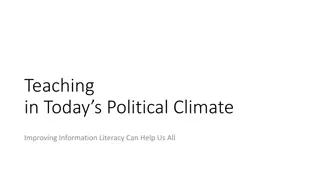 Navigating Today's Political Climate: Enhancing Information Literacy