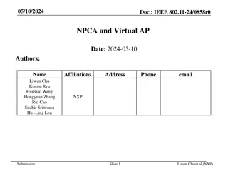 IEEE 802.11-24/0858r0: Key Concepts on NPCA and Virtual APs