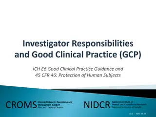 Clinical Research Guidelines and Regulations Overview