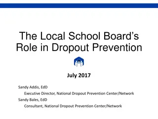 Dropout Prevention in Local School Boards