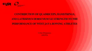 Contribution of Quadriceps, Hamstrings, and Latissimus Dorsi Muscle Strength to Rowing Performance in West Java