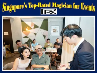 Singapore’s Top-Rated Magician for Events