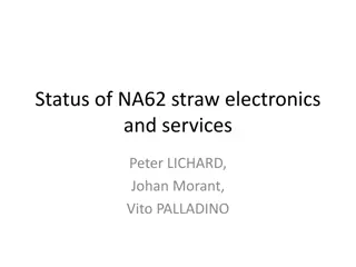 Latest Updates on NA62 Straw Electronics and Services