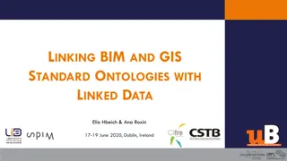 Linking BIM and GIS Standard Ontologies with Linked Data