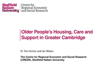 Future Trends in Older People's Housing, Care, and Support in Greater Cambridge