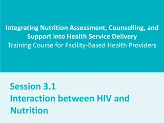 The Impact of HIV on Nutrition