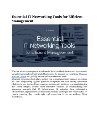 Essential IT Networking Tools for Efficient Management