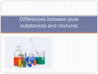 Pure Substances vs. Mixtures: Characteristics and Differences