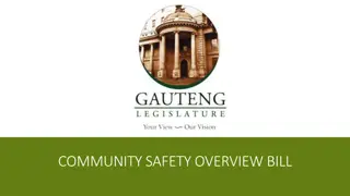 Strengthening Community Safety Oversight Bill for Effective Policing