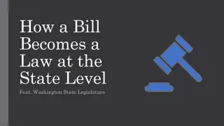 The Legislative Process in Washington State - How a Bill Becomes Law