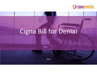 Cigna Bill for Denial Process Overview