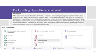 Overview of The Levelling Up and Regeneration Bill