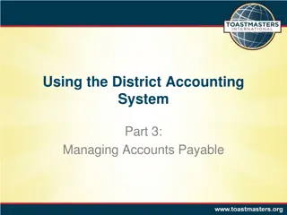 Understanding Accounts Payable Workflow in District Accounting System