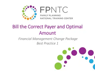 Optimal Billing Practices for Financial Management Change Package