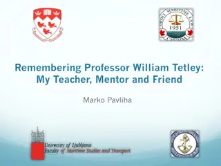 Remembering Professor William Tetley: A Tribute to a Maritime Law Legend