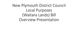 Land Management and Funds Allocation in New Plymouth District Council: Overview