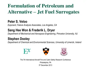 Advances in Aviation Fuel Surrogates and Computational Modeling