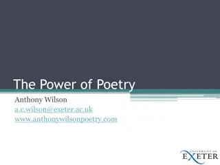 Exploring the Beauty and Power of Poetry with Anthony Wilson