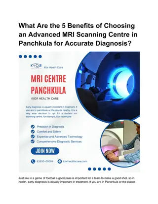 What Are the 5 Benefits of Choosing an Advanced MRI Scanning Centre in Panchkula for Accurate Diagnosis