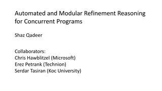 Automated and Modular Refinement Reasoning for Concurrent Programs