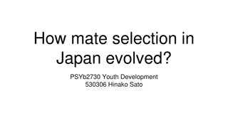 Evolution of Mate Selection in Japan: Insights into Romantic Relationships